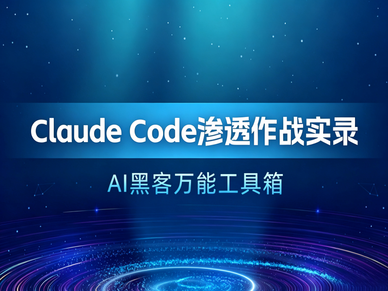 AI黑客万能工具箱（Claude Code渗透作战实录）-弘客网安学院